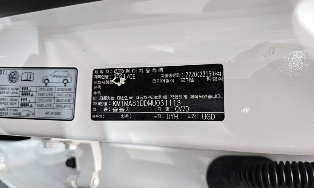 Genesis GV70 2.5T Gasoline AWD, 2021