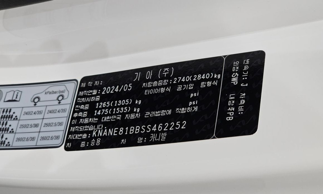 Kia Carnival 9-Seater Signature, 2025