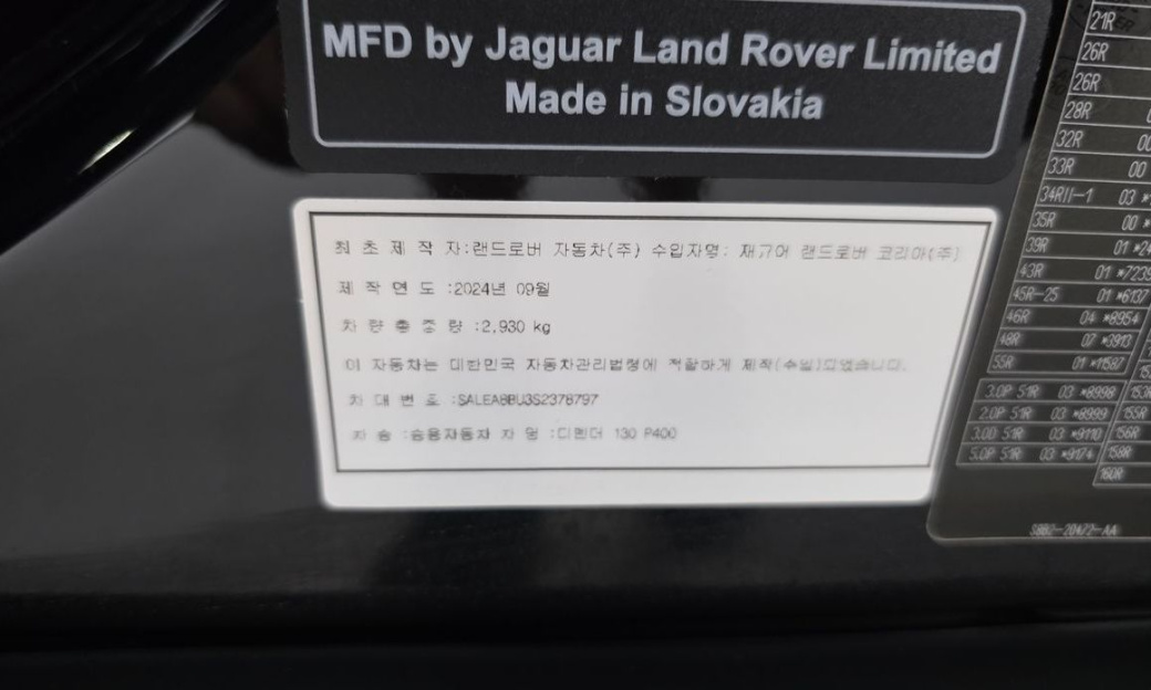 Land Rover Defender 130 P400 Outbound, 2025