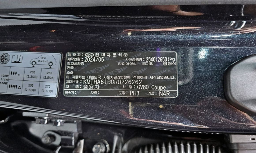 Genesis GV80 2.5T Gasoline AWD, 2024