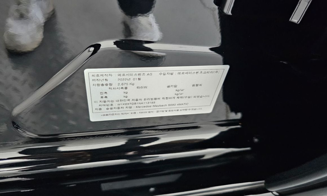 Mercedes-Benz S-Class Maybach S580 4MATIC, 2022