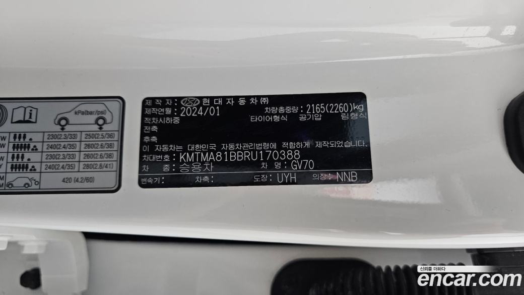 Genesis GV70 2.5T Gasoline 2WD, 2024