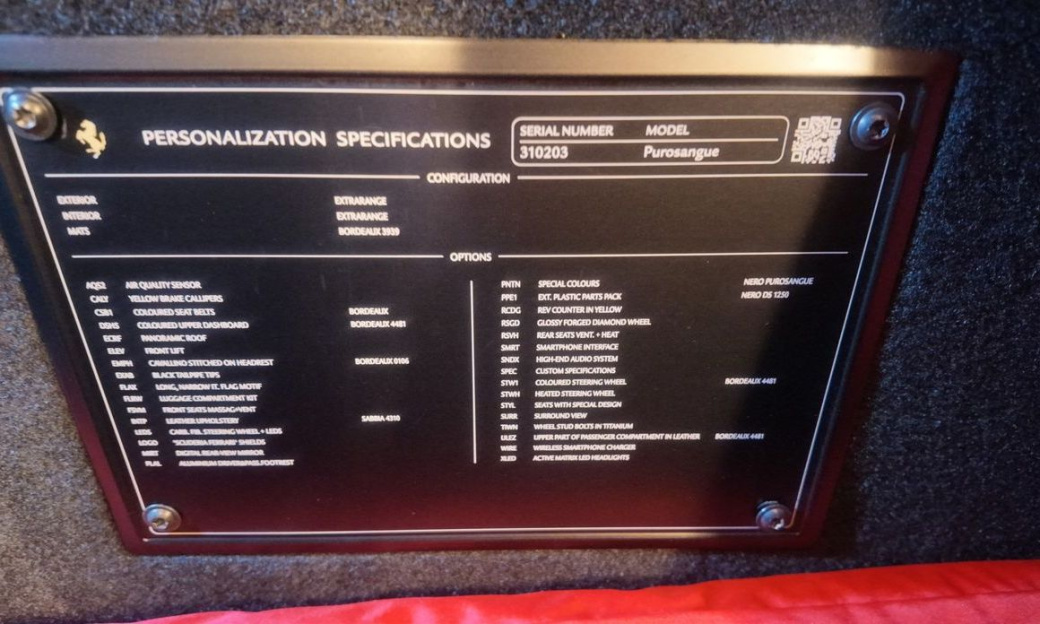 Ferrari Purosangue 6.5 V12, 2024