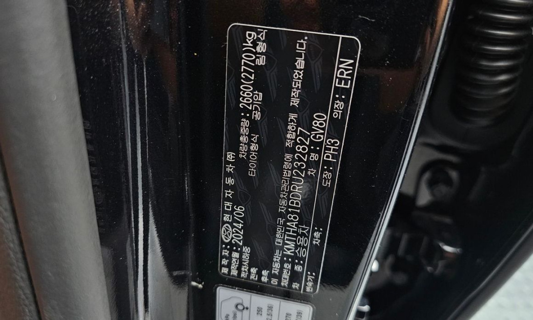 Genesis GV80 2.5T Gasoline AWD, 2024