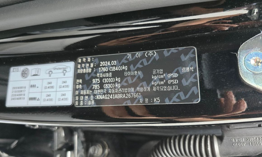 Kia K5 2.0, 2024